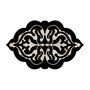 Conceptum Alfombra Eugene V3 - 4652 - 4 Blanco y Negro 120 x 180 cm